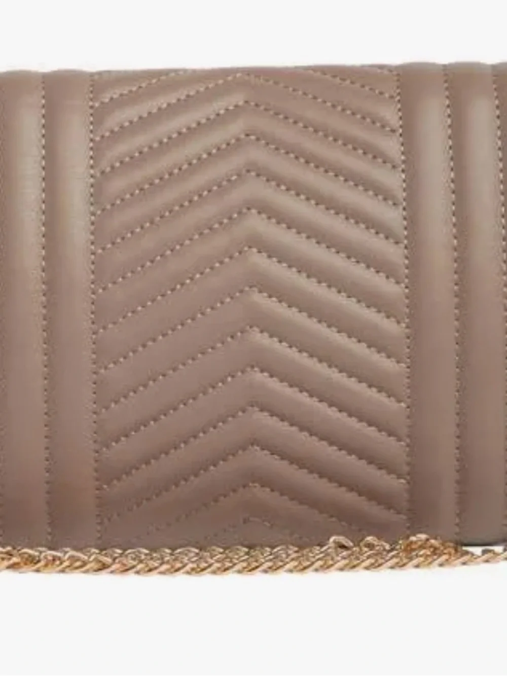 Badgley Mischka Women's Collection Chevron Quilted Crossbody Bag